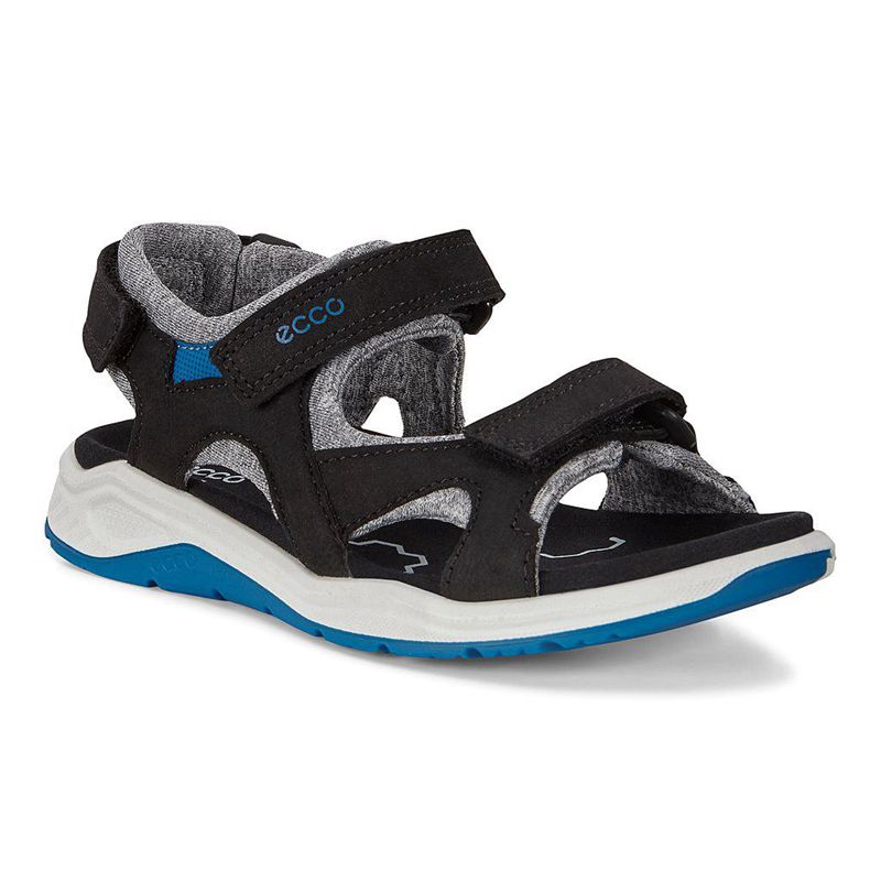 Kids Ecco X-Trinsic K - Sandals Black - India RJDOET584